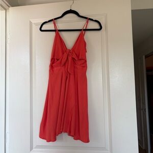 GB Vibrant Red Backless Dress